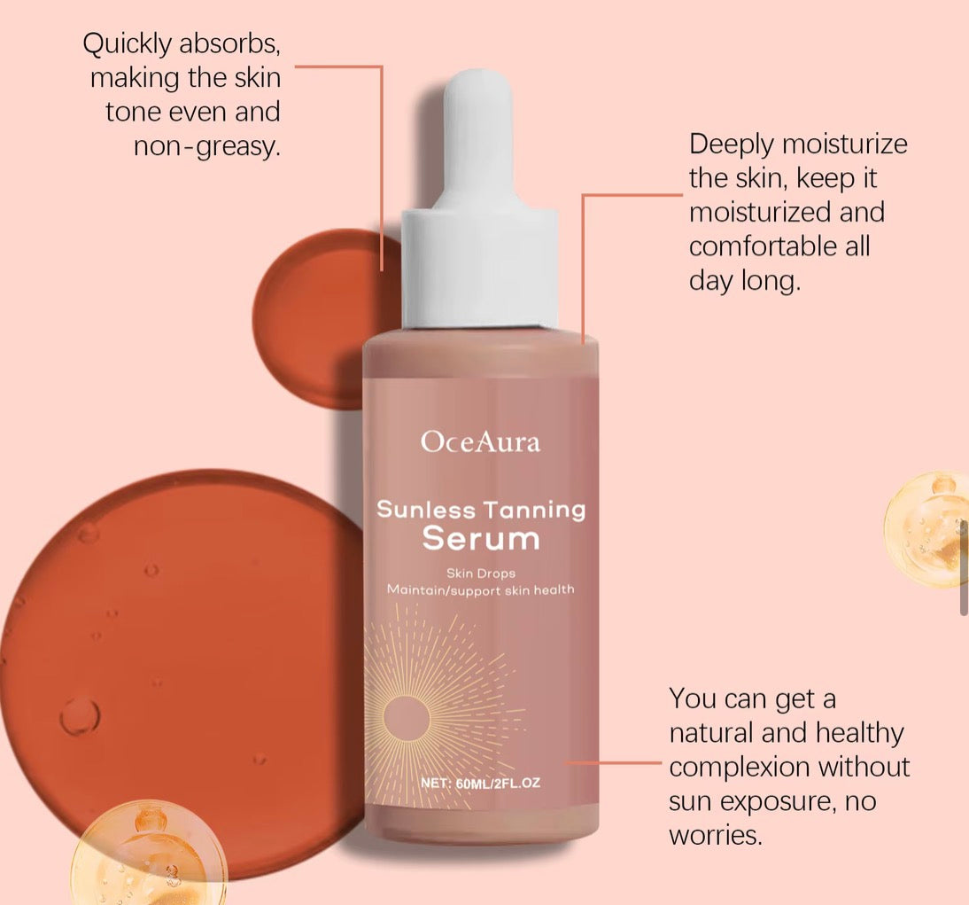 Oceaura Natural Self-Tanning Lotion – Face & Body