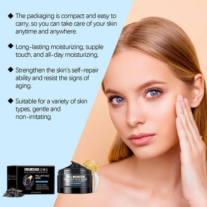 Bamboo Charcoal Blackhead Peel Off Mask Deep Cleansing & Pore Refining, 100g