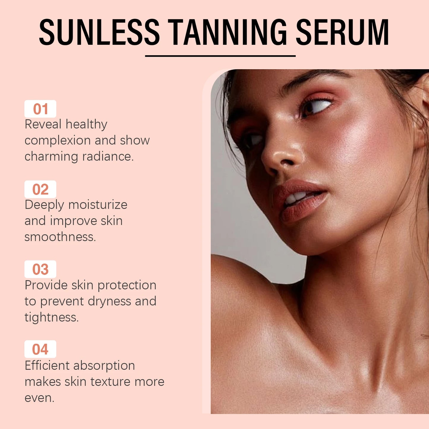 Oceaura Natural Self-Tanning Lotion – Face & Body