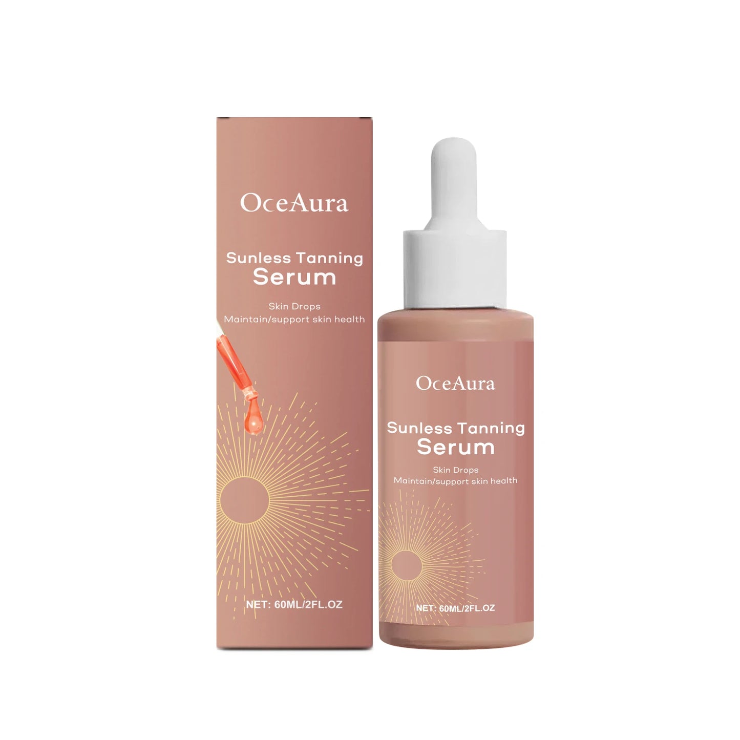 Oceaura Natural Self-Tanning Lotion – Face & Body