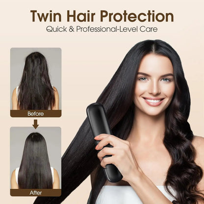 GlowSmooth – Cordless Portable Hair Straightener