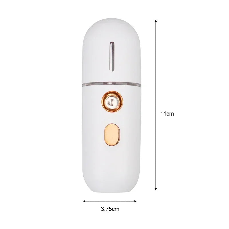 Mini Brumisateur Facial Nano – Spray Hydratant Rechargeable