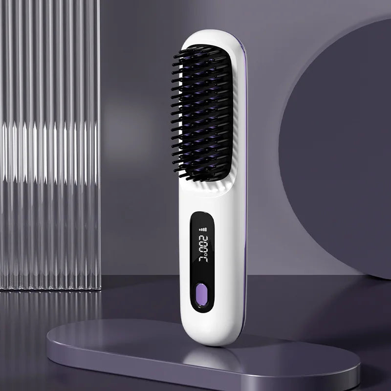 GlowSmooth – Cordless Portable Hair Straightener