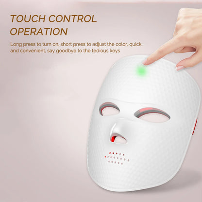 7-Color LED Facial Mask – Anti-Aging, Brightening & Skin Rejuvenation Device