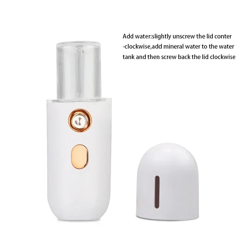 Mini Brumisateur Facial Nano – Spray Hydratant Rechargeable
